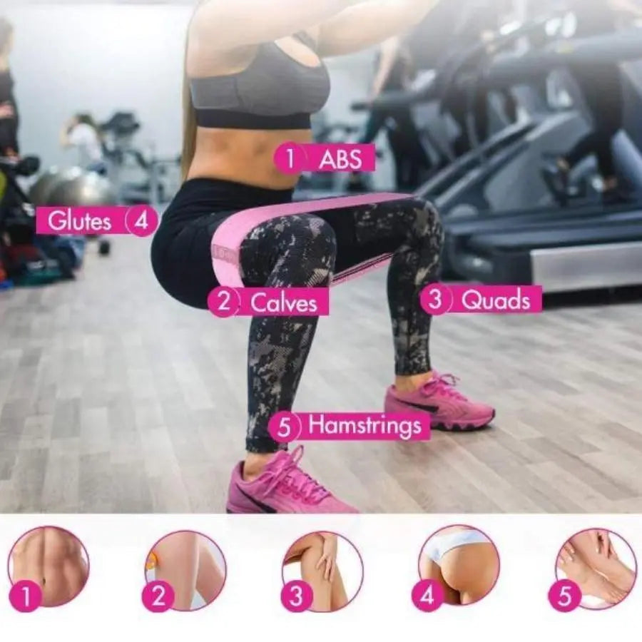 Workout of Exercise resistance bands Beautyfit® Australia