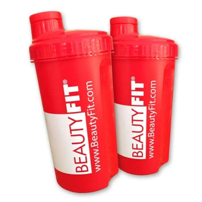 Red Protein Shaker Bottle | BeautyFit® Australia