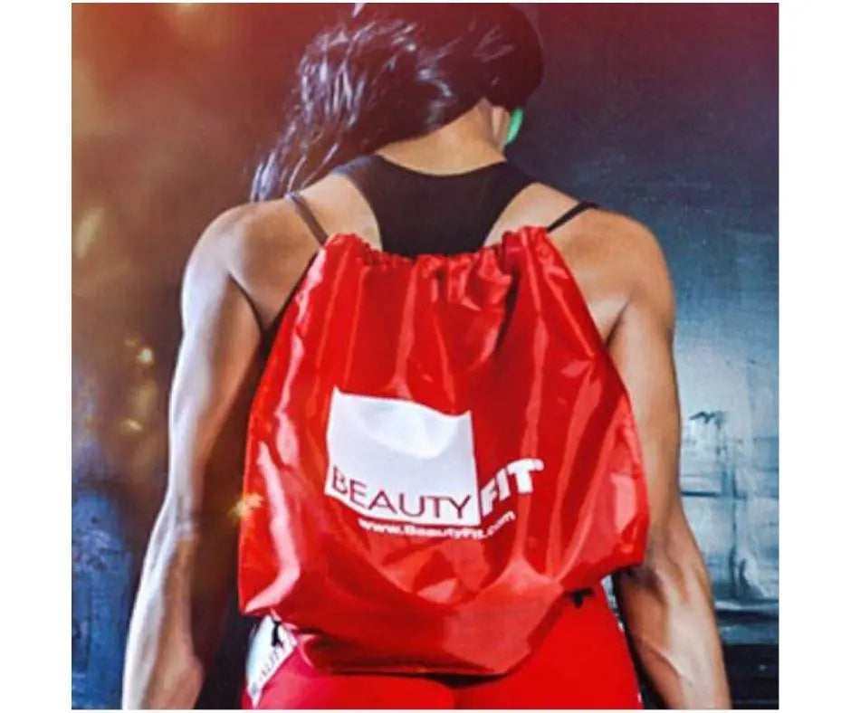 Waterproof Drawstring Backpack color Red | BeautyFit® Australia