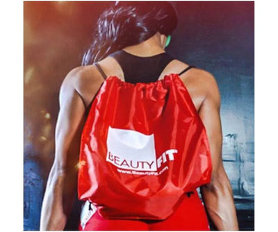 Red color Waterproof Drawstring Backpack BeautyFit® Australia
