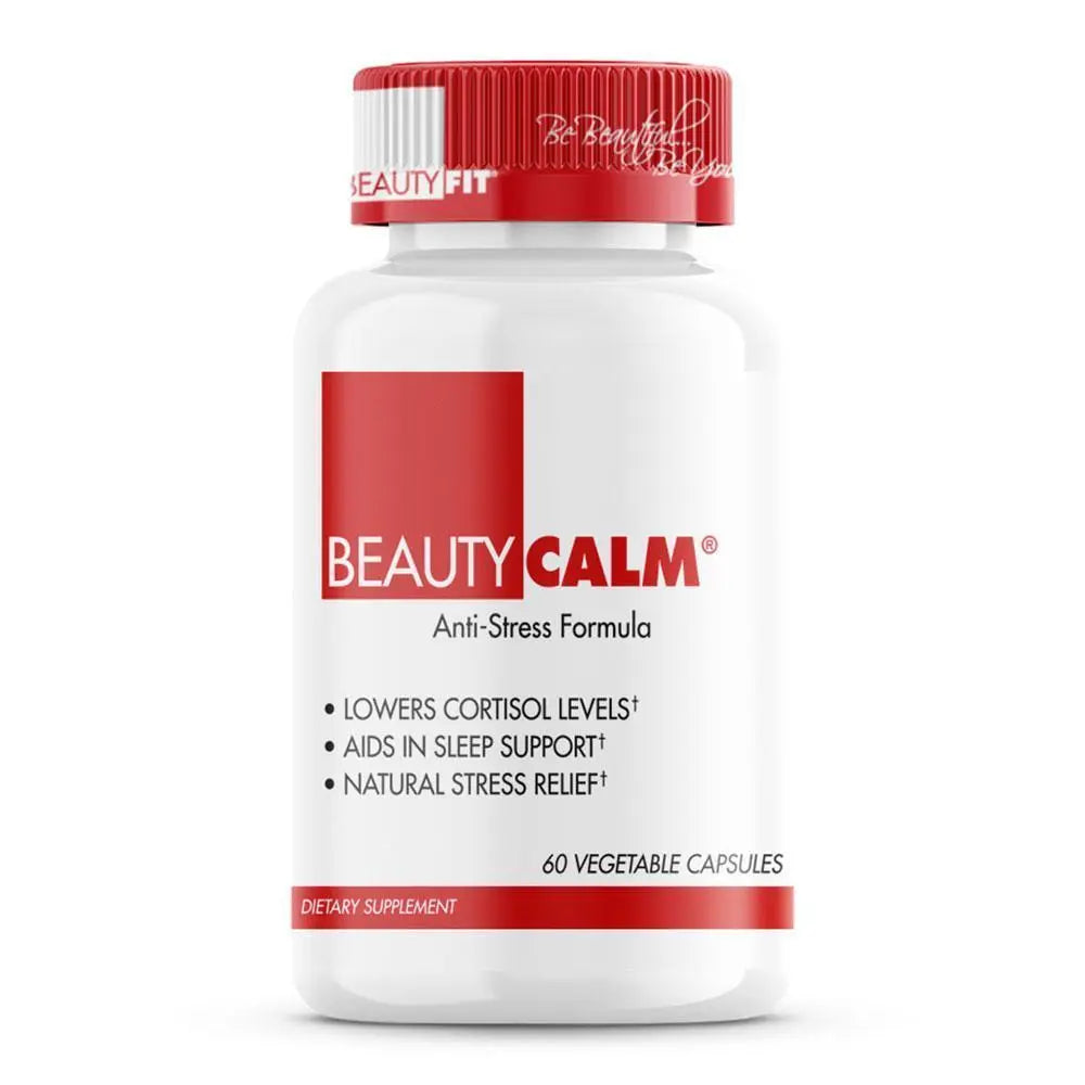 Bottle of  Beauty-Calm® Women Health Anti Stress Formula (60 veg capsules)