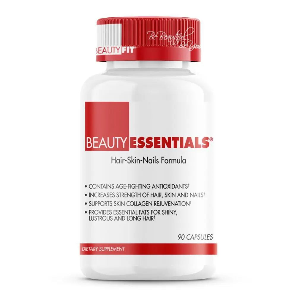 Bottle of Beauty-Essentials® Healthy And Strong Hair Skin And Nails for Women (90 capsules)