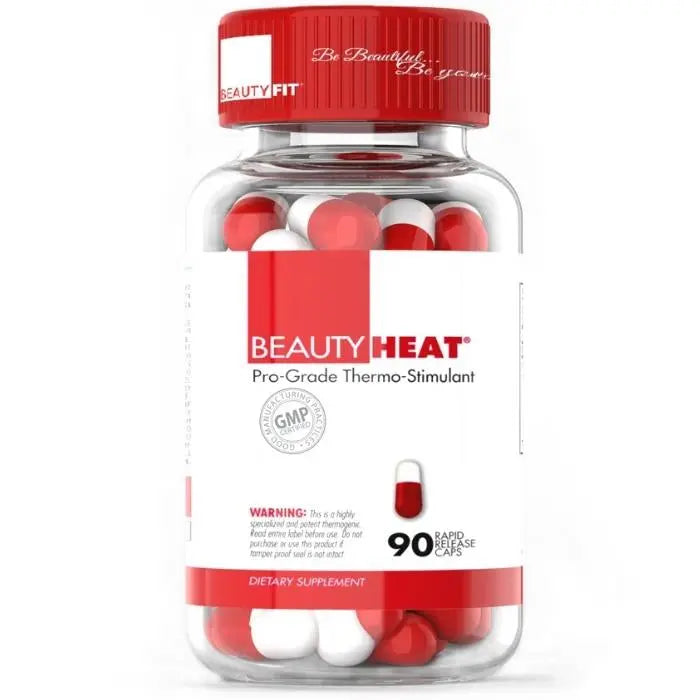 Bottle of Beauty-Heat® thermogenic Fat Burner "Makes you Sweat" for Women (90caps)